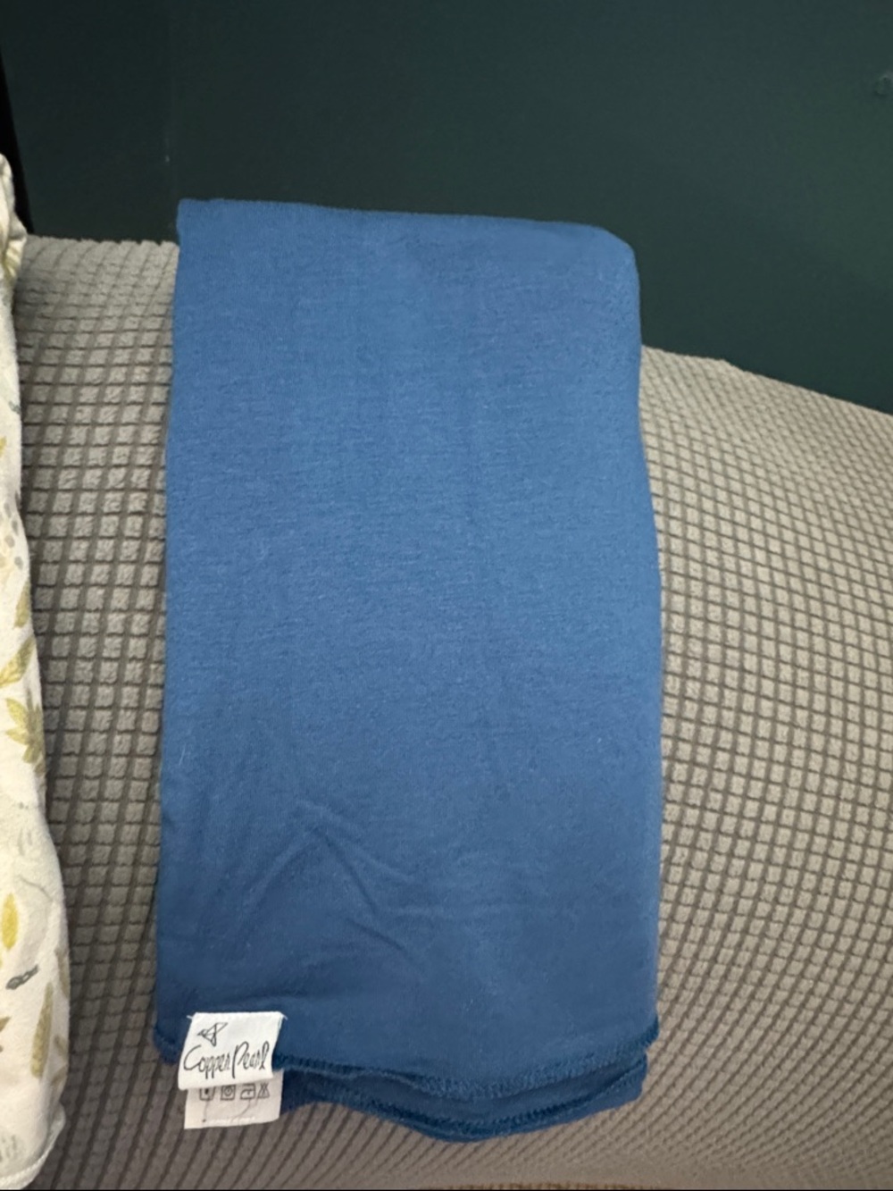 Copper Pearl- 3 Kids Swaddle Blankets- Camo, Dinosaurs, Blue- Gently Used. - Picture 2 of 7
